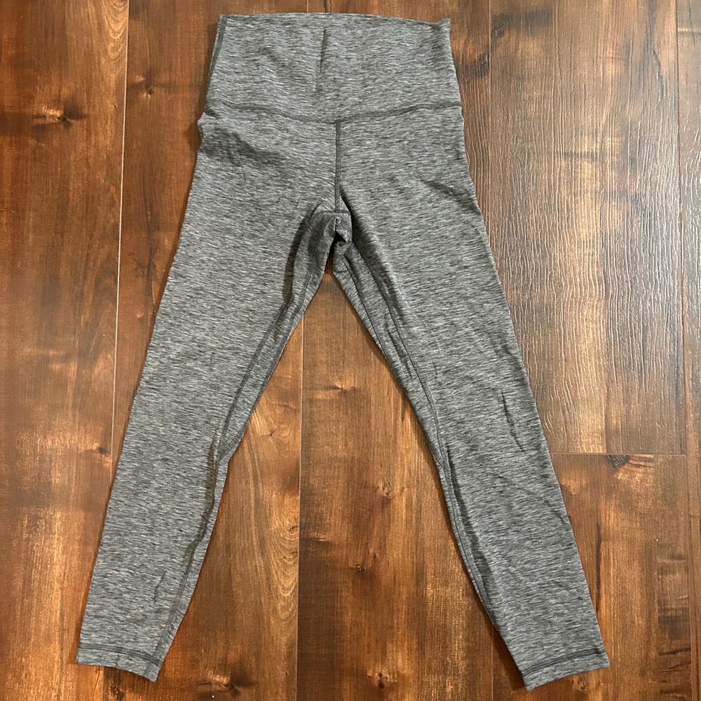 lululemon Align High-Rise Pant 25” Size 6 Heathered Graphite Grey